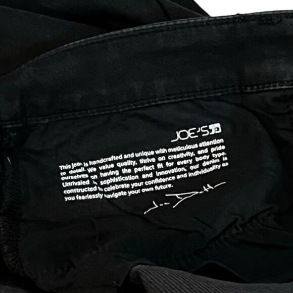 NWT Joe's Jeans‎ The Niki Women's Mid Rise Boyfriend Cuffed Destruct Black SZ 31 - Picture 12 of 12